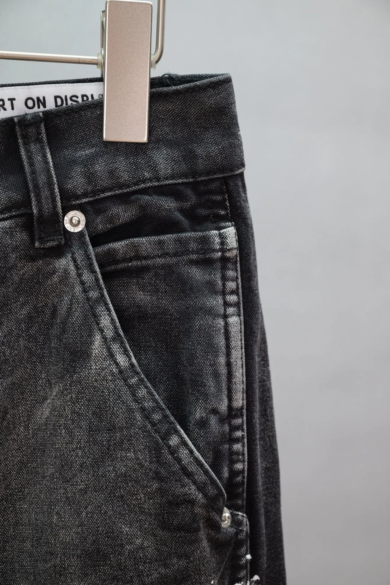 :(c 059) GALLERY DEPT Vintage Vintage ， ， ， ～ Same Style Versatile Size：28-30-32-34-36 Color：Black